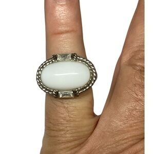 Judith Ripka sterling silver ring